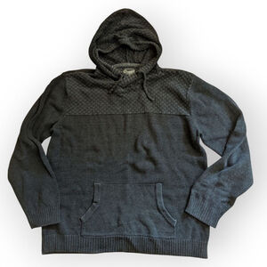 Retrofit Mfg Hoodie Sweater Black Gray XXL